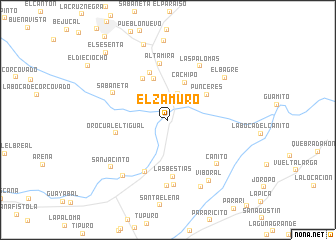 map of El Zamuro