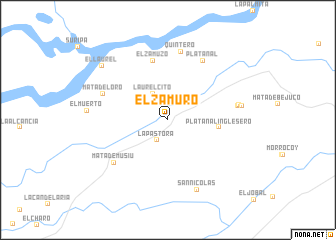 map of El Zamuro