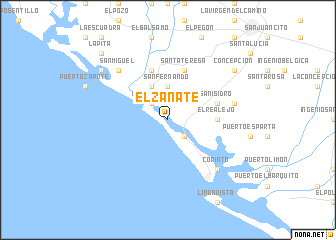 map of El Zanate