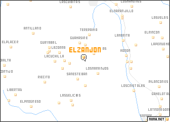 map of El Zanjón
