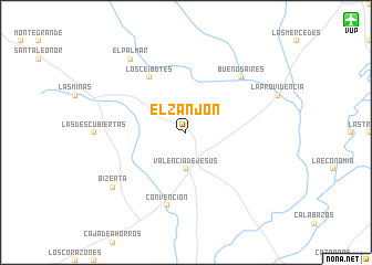 map of El Zanjón