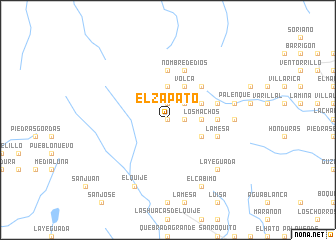 map of El Zapato