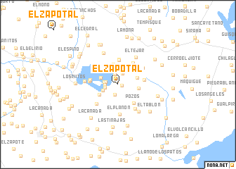 map of El Zapotal