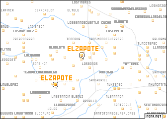 map of El Zapote