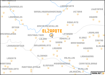 map of El Zapote