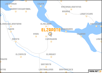 map of El Zapote