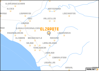 map of El Zapote