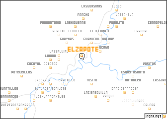 map of El Zapote