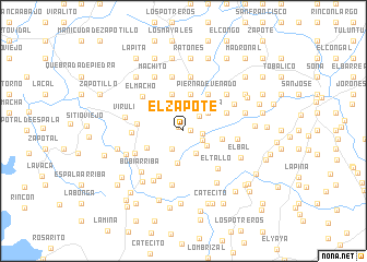 map of El Zapote