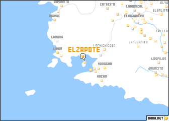 map of El Zapote