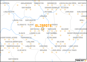 map of El Zapote