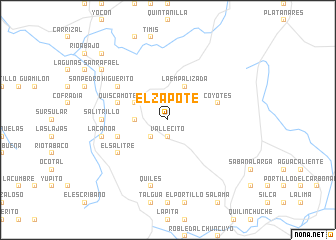 map of El Zapote