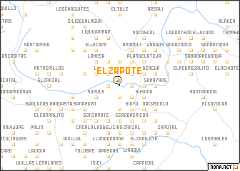 map of El Zapote