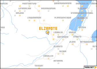 map of El Zapote