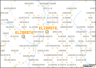 map of El Zapote