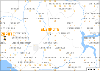 map of El Zapote