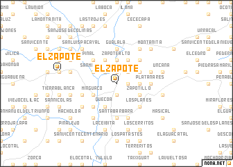 map of El Zapote