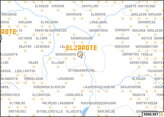 map of El Zapote