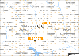 map of El Zapote