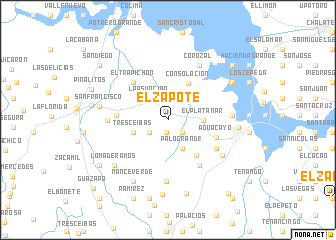 map of El Zapote