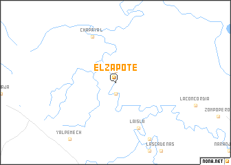 map of El Zapote