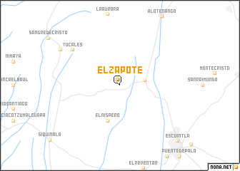 map of El Zapote