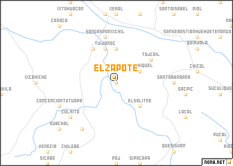 map of El Zapote