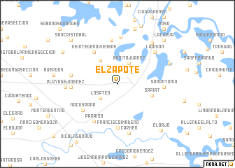 map of El Zapote
