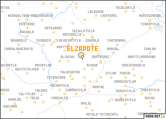 map of El Zapote