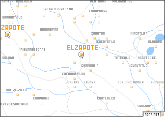 map of El Zapote