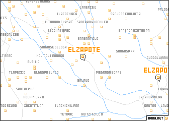 map of El Zapote