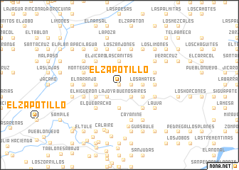 map of El Zapotillo