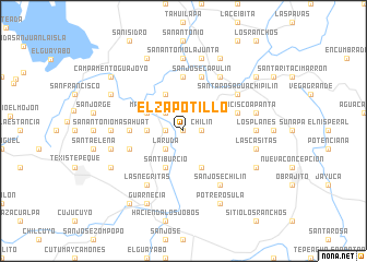 map of El Zapotillo