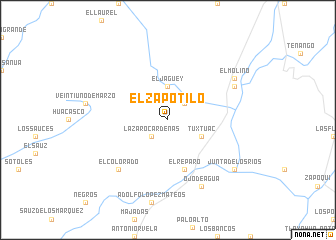 map of El Zapotilo