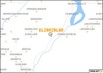 map of El Zarzalar