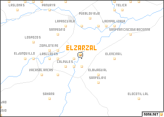 map of El Zarzal