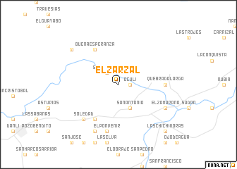 map of El Zarzal