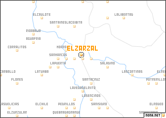 map of El Zarzal