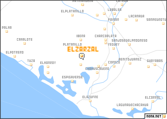 map of El Zarzal