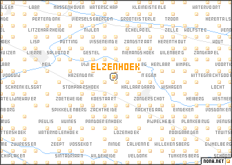 map of Elzenhoek