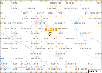 map of Elzen