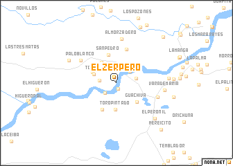 map of El Zerpero