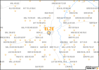 map of Elze