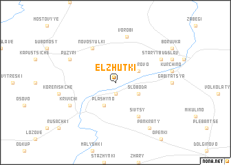 map of Elʼzhutki