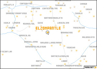 map of El Zompantle