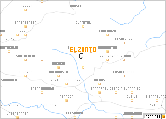map of El Zonto