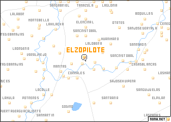 map of El Zopilote