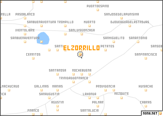 map of El Zorrillo