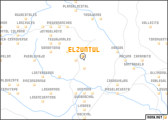 map of El Zuntul