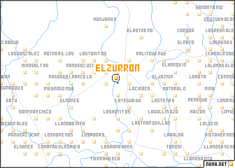 map of El Zurrón